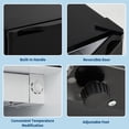 thumbnail image 6 of WHS-65LB1 Compact Sigle Reversible Door Refrigerator, 3.2 Cubic Feet(0.045 Cubic Meter), Black, 6 of 7