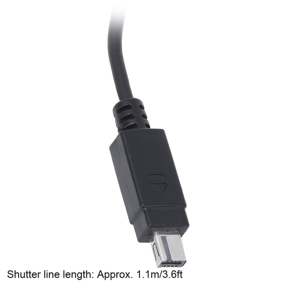 Remoto de obturador con cable, Liberacióna de obturador con cableado de Remoto de Cámara YP-20 DC2, Plástico de Gatillo Remoto de OBTURADOR DE LA CAMARA PARA LA LA CÁMARA D750 D53300