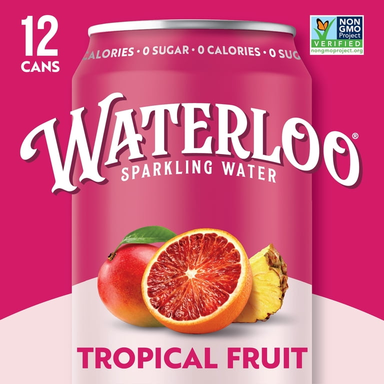 Waterloo Tropical Fruit Sparkling Water, 12 fl oz, 12 Pack photo 5