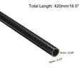 thumbnail image 2 of Uxcell 2Pcs Carbon Fiber Tubes 6 x 8 x 420mm Glossy Surface Rod 3K Roll Wrapped Round Tubing for RC Airplane, 2 of 4