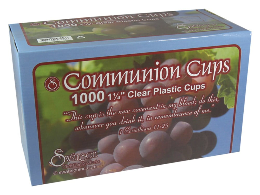 CommunionCupDisposable (Clear)11/4 (Pack Of 1000)