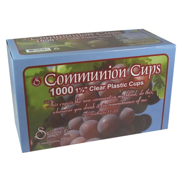 CommunionCupDisposable (Clear)11/4 (Pack Of 1000)