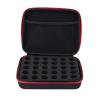 Organizador De Viajes Estuche de almacenamiento de bolsa de aceite esencial de 30 botellas Organizador de transporte de viaje (rojo)