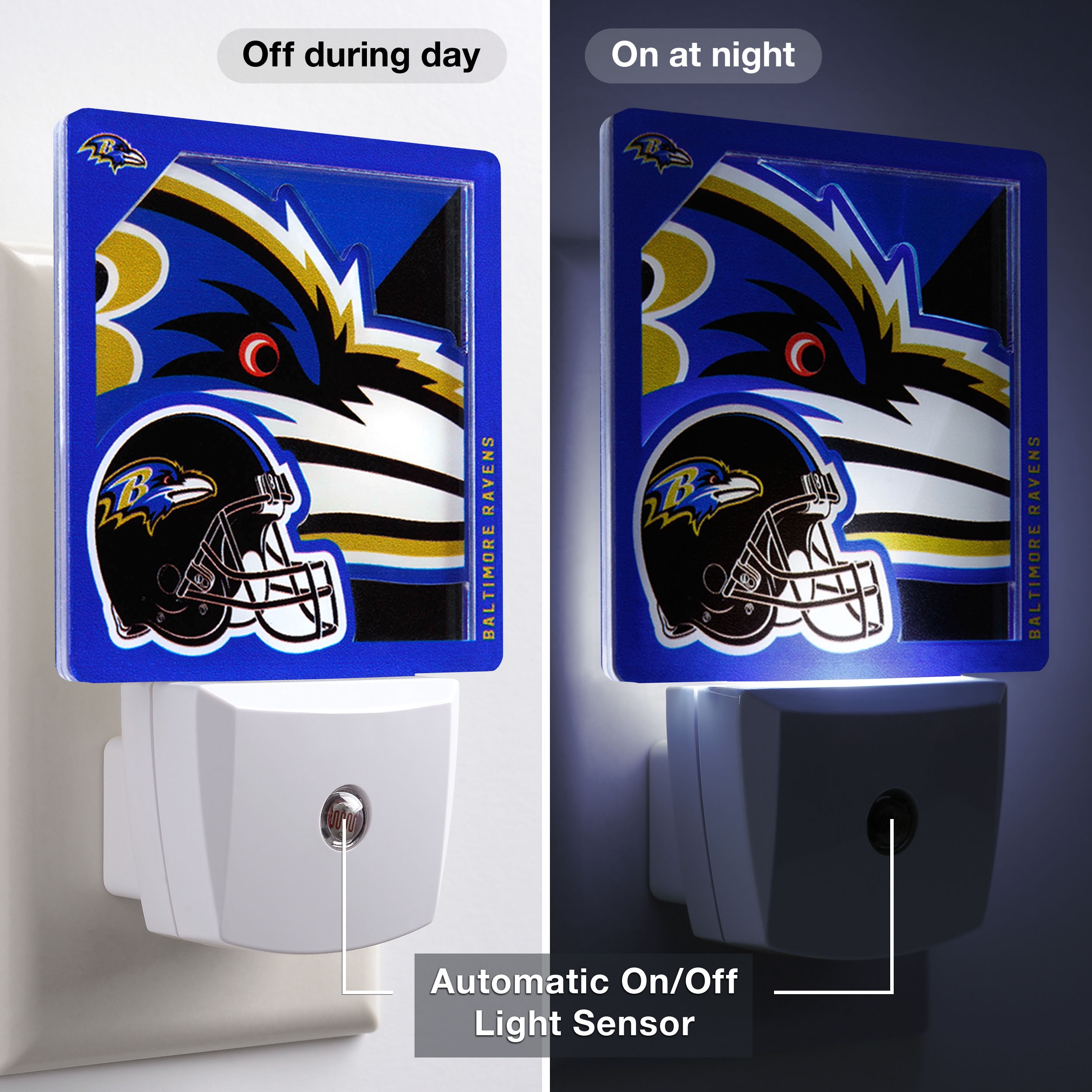 Baltimore Ravens Logo Series Nite Light