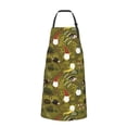 thumbnail image 2 of Lsque Gnomes Playing in the Garden Waterproof Apron Chef Aprons for Men Heavy Duty Chemical Work Apron Extra Long Grilling Aprons with Adjustable Bib Apron, 2 of 9