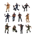 thumbnail image 1 of Yinanstore 11 Pieces Police People Figure Scenes for Sand Table DIY Scenery Centerpiece Style B, 1 of 8