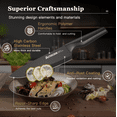 thumbnail image 4 of Astercook 20 Pieces Knife Set, Kitchen Knives Set with Built-in Sharpener,  Healthy Anti-Rust Coating & German Stainless Steel Knife Block Sets, Dishwasher Safe Black, 4 of 8