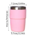 thumbnail image 2 of Stainless Steel Insulated Coffee Tumbler With Lid, 16 Oz Travel Mug For Hot/Cold Drinks, Reusable Leak-Proof Tumbler For Office, Home, On-The-Go, 1 Set (Cup & Lid), 2 of 3