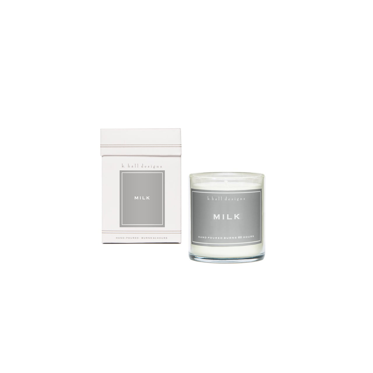 K Hall Designs Milk Jar Candle 8 Oz Walmart Walmart
