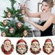 thumbnail image 1 of Decoraciones Navideñas onlyliua Árbol de Navidad Colgante Papá Noel Artesanía de Resina, 1 of 5