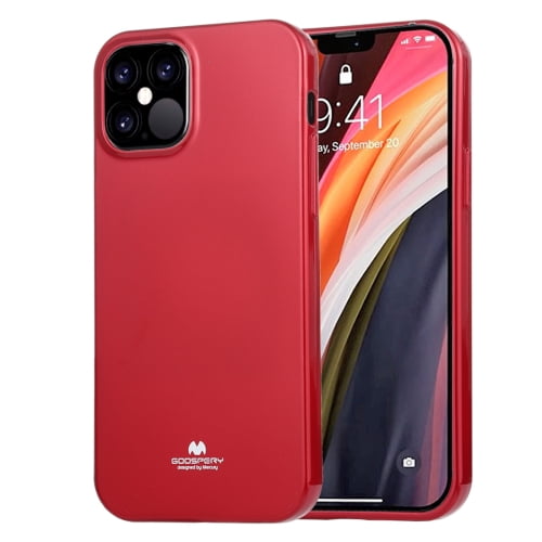 TopSave Iphone 12 Pro Max Goospery Soft TPU Jelly Case, Red