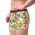 thumbnail image 2 of Honeii Fruits Peach1 Men's Underwear Boxer Briefs Pack, ComfortSoft Boxer Brief for Men, Moisture-Wicking Breathable-Large, 2 of 5