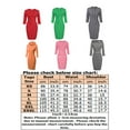 thumbnail image 2 of Womens Casual Striped Dress Slim Pullover Hoodie Dress Three-Quarter Sleeve Tunic Drawstring Hoodie Sweater Knee-Length Dress Oversized T-Shirts Bodycon Athleisure Women Dresses Loungewear, 2 of 2