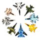 thumbnail image 1 of 8 piezas de aviones de de aleación para niños, juguetes decorativos, adornos de simulación de aviación, regalo conmemorativo, avión de juguete, 1 of 8