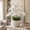 White, variant on Miley Beehive-Ridged Ceramic Vase