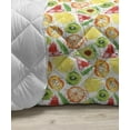 thumbnail image 3 of Abstract Down Alternative Comforter, Kitchen Stuff and Colored Rectangles Cuisine Chefs Table Illustration, Microfiber Quilt for All Season, 5 Sizes, Multicolor, by Ambesonne, 3 of 3