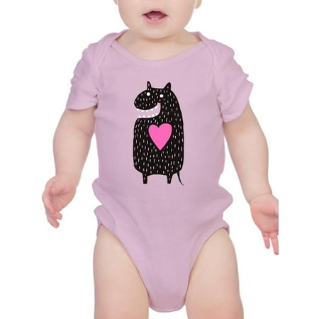 

Cute Monster W Big Heart Bodysuit Infant -Image by Shutterstock 18 Months