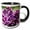 Black/White, variant on 3drose, Usa, Massachusetts, Boston, Arnold Arboretum, Purple Lilac Tree, 11oz Magic Transforming Mug