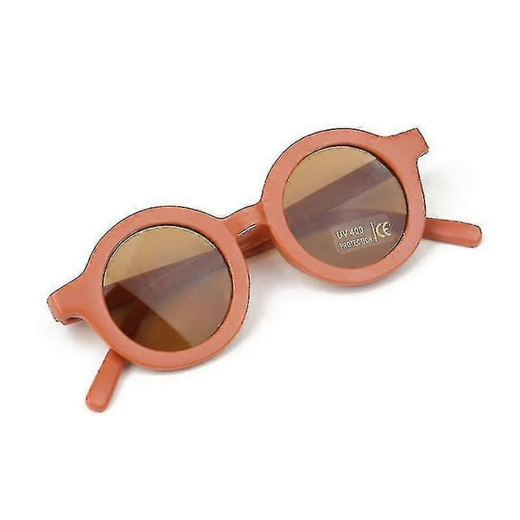 Gafas de sol polarizadas de verano para niños con protección UV, redondas y retro, con protección UV 400.