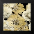 thumbnail image 2 of Bennett, Kate 12x12 Black Modern Framed Museum Art Print Titled - Floral Abundance in Gold I, 2 of 5