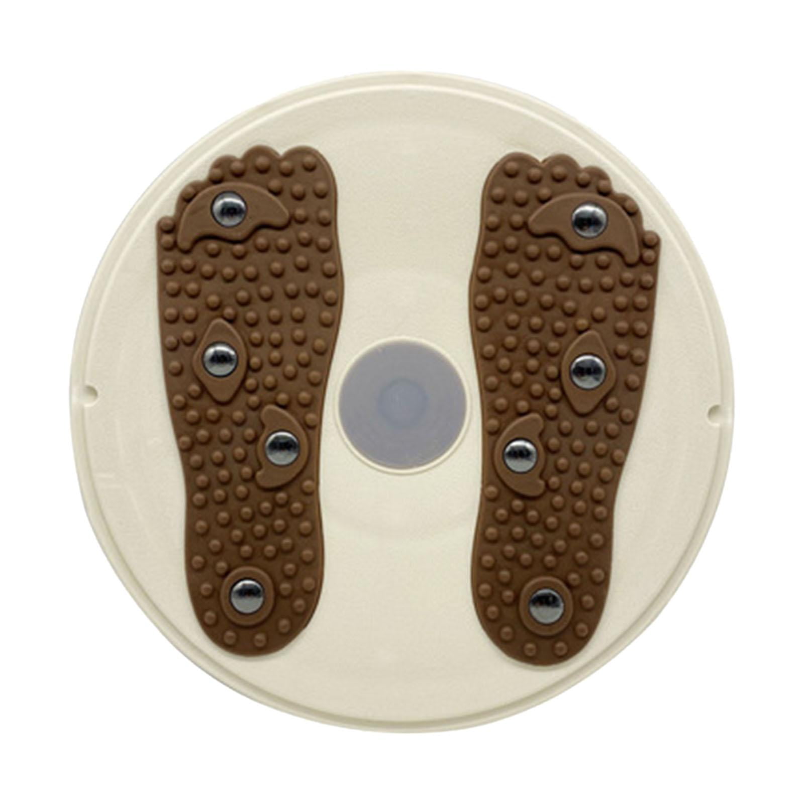 JJQHYC Disque De Torsion Avec Corde Élastique – Plateau Tournant 27,5 Cm, Antidérapant, Charge 120 Kg, Pour Renforcer Taille, Abdominaux Et Équilibre, Massage Des Pieds Inclus
