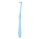 thumbnail image 5 of Cepillo dental especializado para ortodoncia con cerdas suaves y cabezal delgado, diseño ergonómico para limpieza profunda en áreas difíciles (Rosa + Azul), 2 piezas., 5 of 6