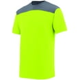 thumbnail image 2 of Augusta 2XL Challenge T-Shirt Lime/Graphite Heather 3055, 2 of 2