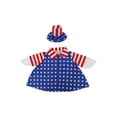 thumbnail image 5 of VAJUSO Porch Goose Outfits Set for 23'' Goose Red White Blue Patriotic Goose Clothes for 250th Anniversary Independence Day 4th of July Decor, 1pcs, 5 of 6
