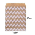 thumbnail image 4 of 100Pcs Wave Dot Candy Biscuit Popcorn Kraft Paper Packing Bags Pastry Pouch, 4 of 8