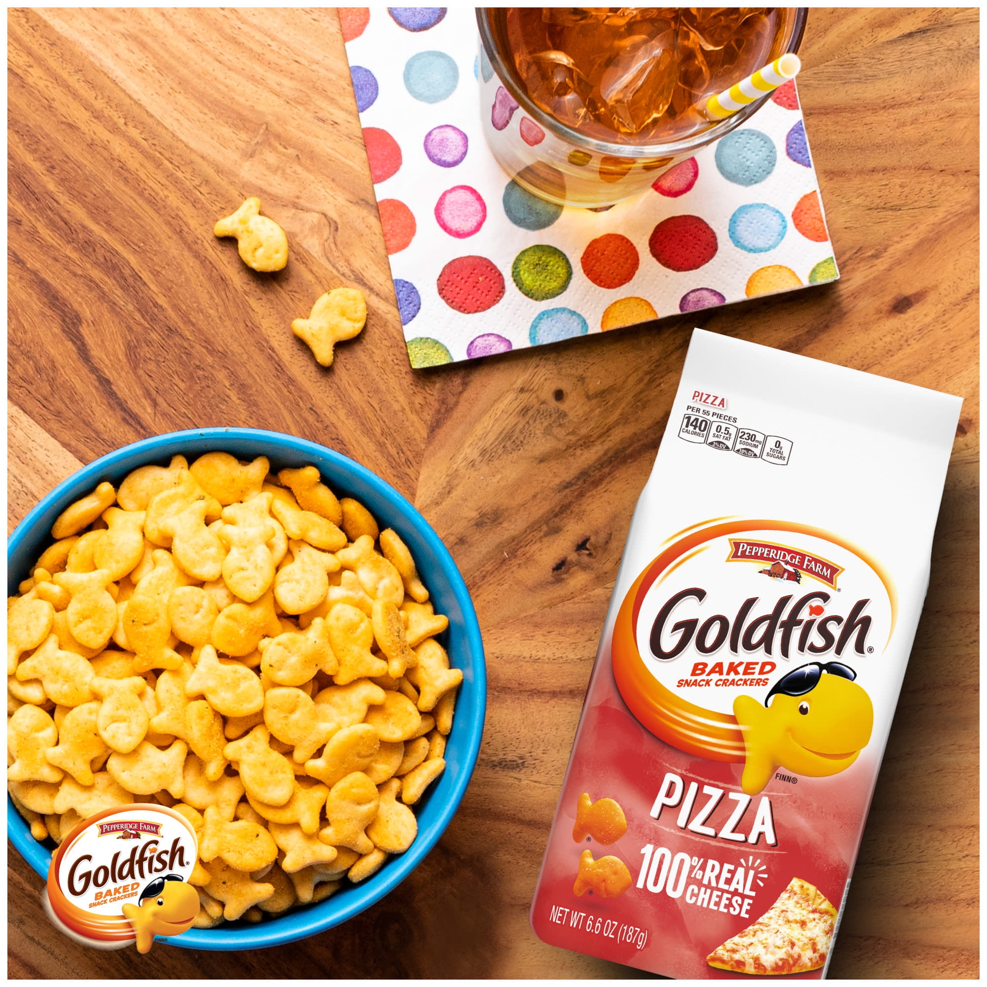 Goldfish Crackers Pizza