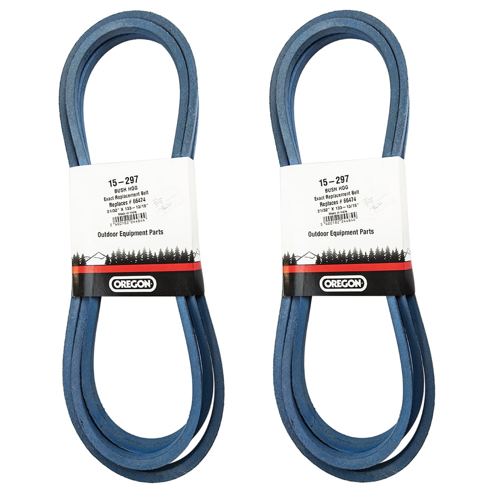 Oregon 15297 2pk Type 1 Drive Belt Bush Hog TM5 RM2 Trail Mower Rotary Cutters 66474 Walmart