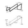thumbnail image 3 of Lierteer Wine Display Holder Cabinet Red Wine Rack Single Bottle Holder Wine Bottle Rack White, 3 of 9