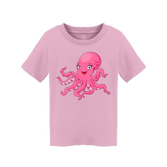 Happy Cute Octopus T-Shirt Toddler -Image by Shutterstock,  5 Toddler