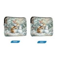 thumbnail image 2 of RMDQTR 13in Laptop Bag Briefcases Computer Inner Bags Computer Bags Laptop Sleeves Work Travel School Bag Cute Rabbit Wearing Earmuffs, 2 of 8