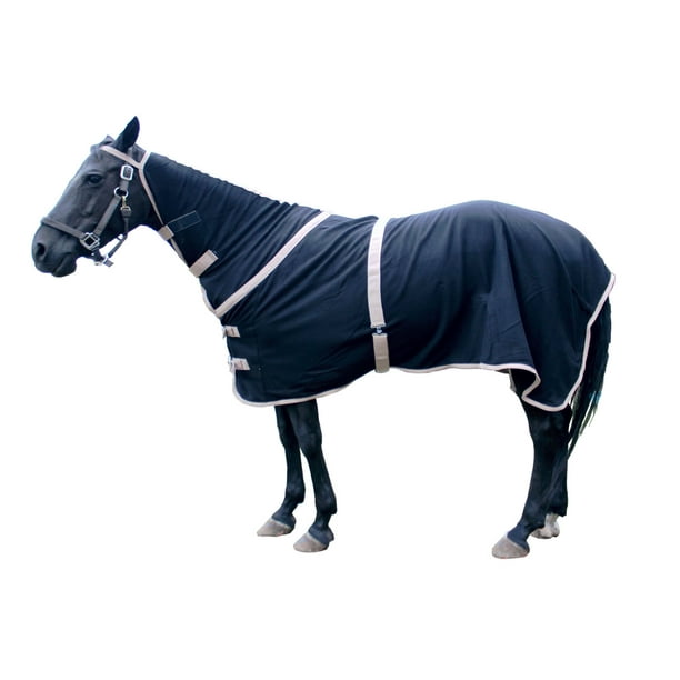 Horse Cooler Blanket Full Neck Heavy Polar Fleece Belly Circingle Leg