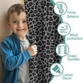 thumbnail image 3 of Blackout Kids Curtains,Black Leopard Print Childrens Insulated Curtains Set Of 2,Bedroom Essentials,Toddler Room Decor 52"x84", 3 of 5