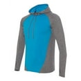 thumbnail image 2 of Augusta Sportswear Graphite Heather/ Power Blue 4220 XL, 2 of 3