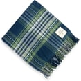 thumbnail image 2 of Demdaco All Cozied Up Fireside Green Plaid 74 x 72 Acrylic Fabric Throw Blanket, 2 of 3