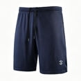thumbnail image 3 of cllios Men's Athletic Shorts 5 Inch Inseam Breathable Quick Dry Fitness Shorts Solid Color Lightweight Cooling Running Short with Zipper Pockets Navy XXXL, 3 of 6