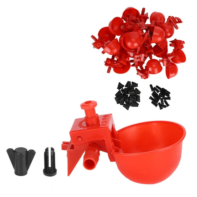 Cuenco De Agua Automático Para Pollitos, Cuenco De Agua Duradero Para Pollitos, Suministros Seguros Para Mascotas Para Cuencos De Agua, Pollitos YLSHRF Automatic Chick Water Bowl