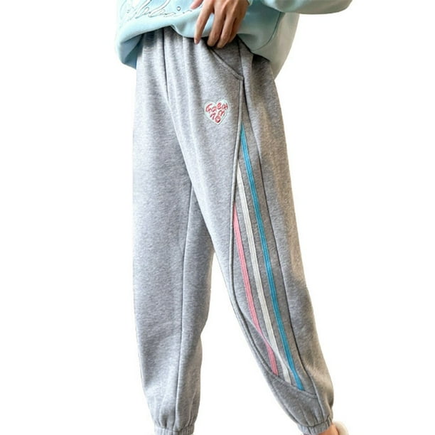 Kids fleece lined joggers sale