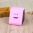 thumbnail image 2 of Money Eating Face Box Cute Facebank Piggy Coins Bank Funny Money Coin Box, 2 of 5