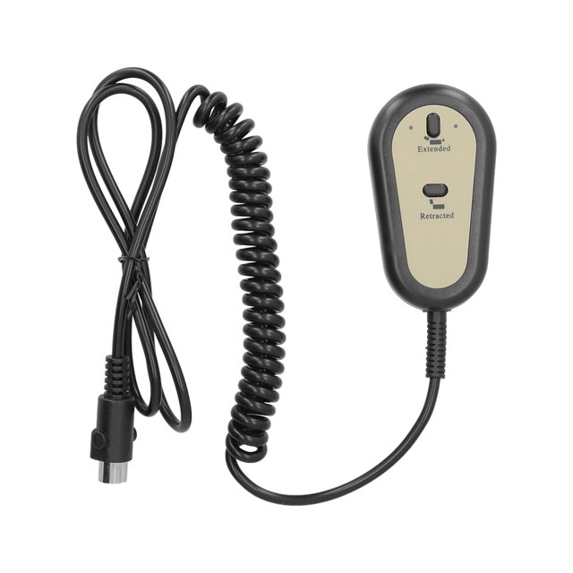 Controlador de sofá eléctrico, Delaman Controlador de sofá eléctrico Interruptor reclinable en forma de calabaza Botón doble Interruptor de control de silla elevadora de 5 pines