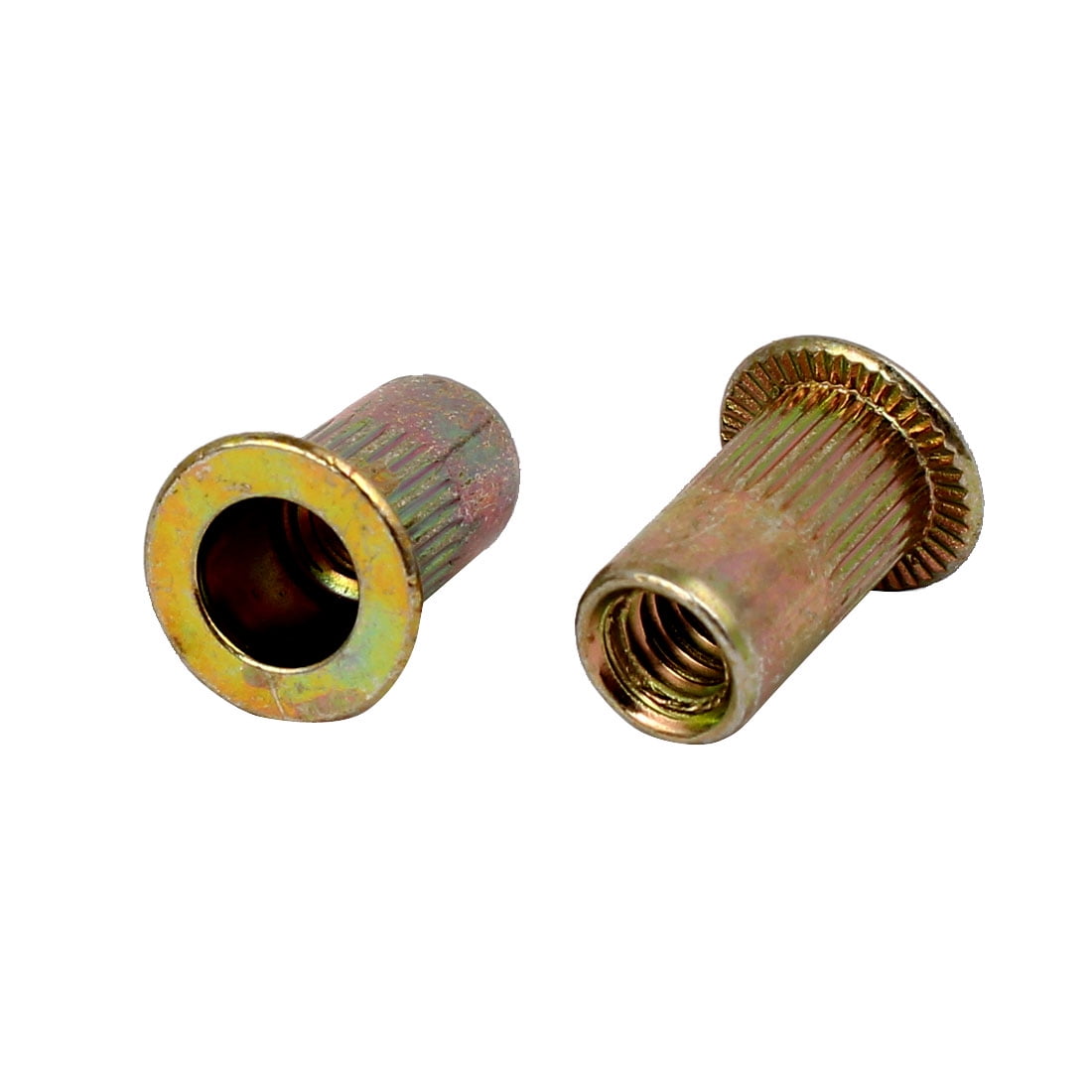 1024 Straight Knurled Rivet Nut Insert Nutsert Bronze Tone 150pcs