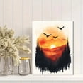 thumbnail image 2 of Qisvanset Framed Canvas Wall Art 12x16 Inch Birds Watching Matthew Colorful Biblical Wall Art, 2 of 5