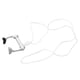 thumbnail image 4 of Clip para la nariz para apnea, tapones para la nariz para natación con correa antipérdida para entrenamiento de principiantes en buceo, Plata, 4 of 8