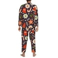 thumbnail image 5 of Bingfone Men'S Pajama Set 2 Piece Loungewear Pjs, Long Sleeve With Pajama Pants-Winter Holiday Christmas, 5 of 9