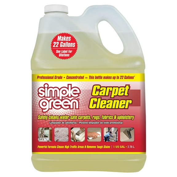Simple Green 0510000403128 Professional Carpet Cleaner & Stain Remover, Gallon - Quantity 1