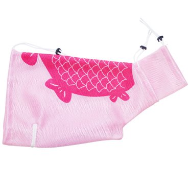 Mesh Cat Bathing Bag Adjustable Breathable Cat Shower Bag Kitten Grooming Bag
