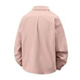 thumbnail image 3 of zfhfof Men's Button Down Shirts Jacket Fall Casual Long Sleeve Shacket Lightweight Business Work Overshirt, 3 of 6